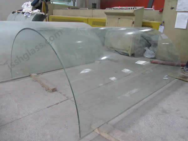 Curved/bent tempered glass