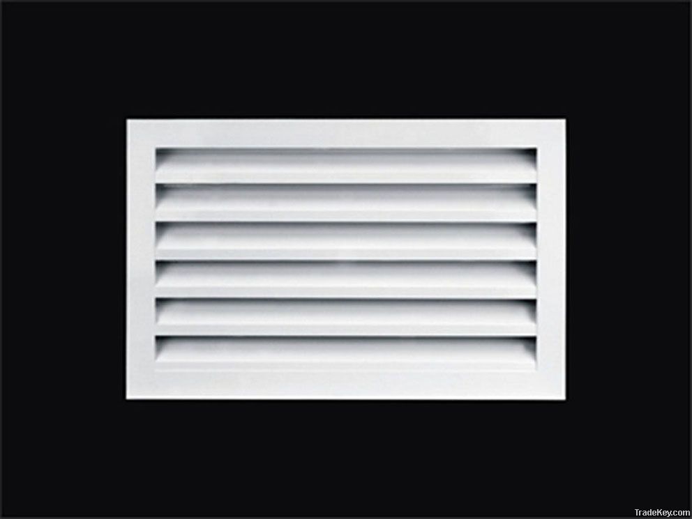 Air flow diffuser louver