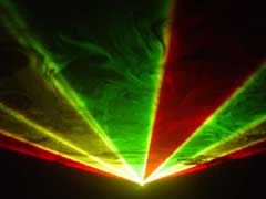 Red and Green double beams Animation Laser Light Christmas light