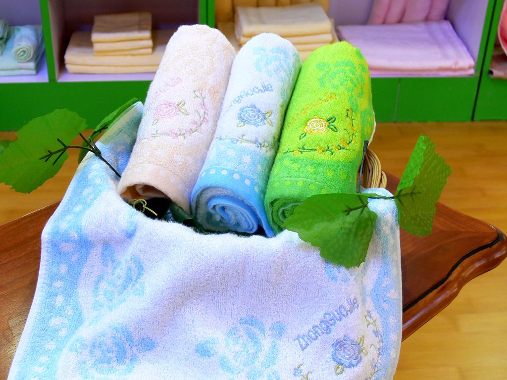 Pure natural bamboo towel