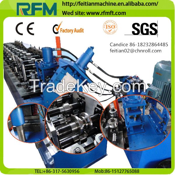 FT c channel bar / angle bar rolling forming machine, Light steel keel stud frame forming machine