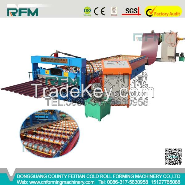 galvanized roofing sheet roll forming machine