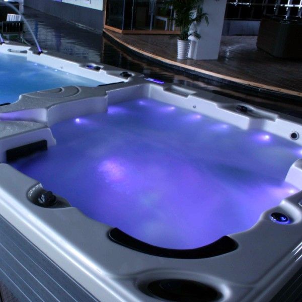 6 meter endless Balboa system swimming pool spa SR850 luxury LED lights swimming pool hot tub combo