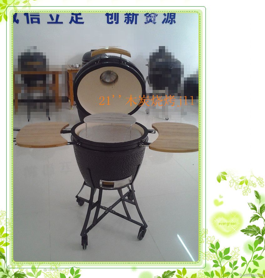 outdoor garden charcoal bbq grills /ceramic shells/ cooking