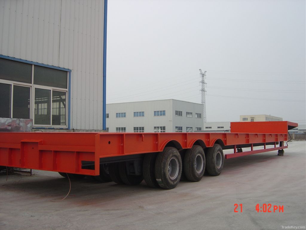 2013 Three-line and Six-axle Hydraulic Steering Semi-trailer