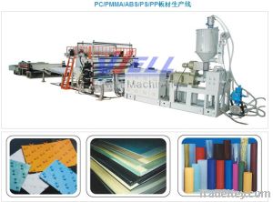 PC/PMMA/ABS/PS/PP sheet production line