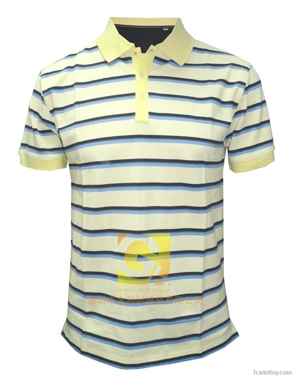 stripe polo tshirt