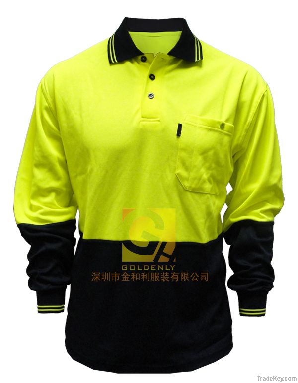 men's safety polo shirt