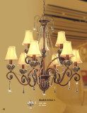 Antique Crystal Chandelier Light (G-PL-043)