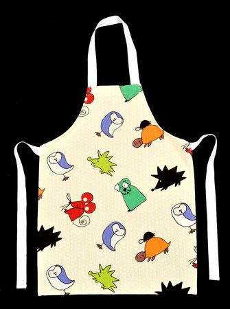 Printed Cotton Kitchen Apron