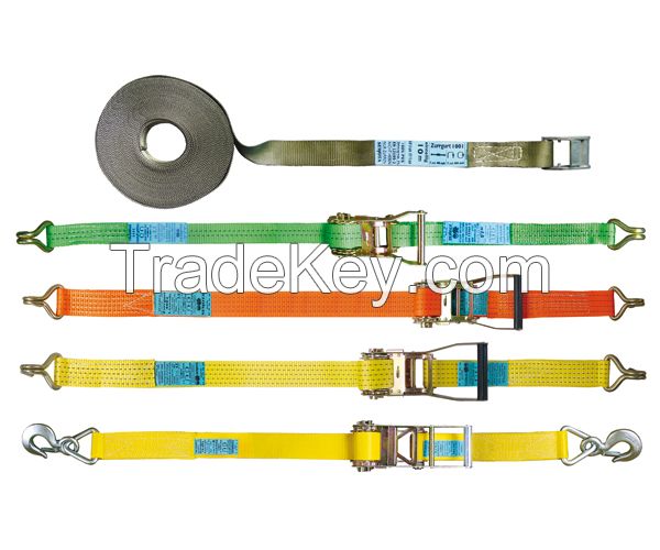 tie downs, lashing systems, webbing straps