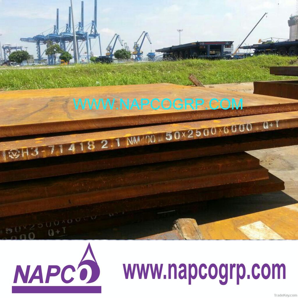 NM400, NM500, HARDOX400, HARDOX500 abrasion resistant steel plate