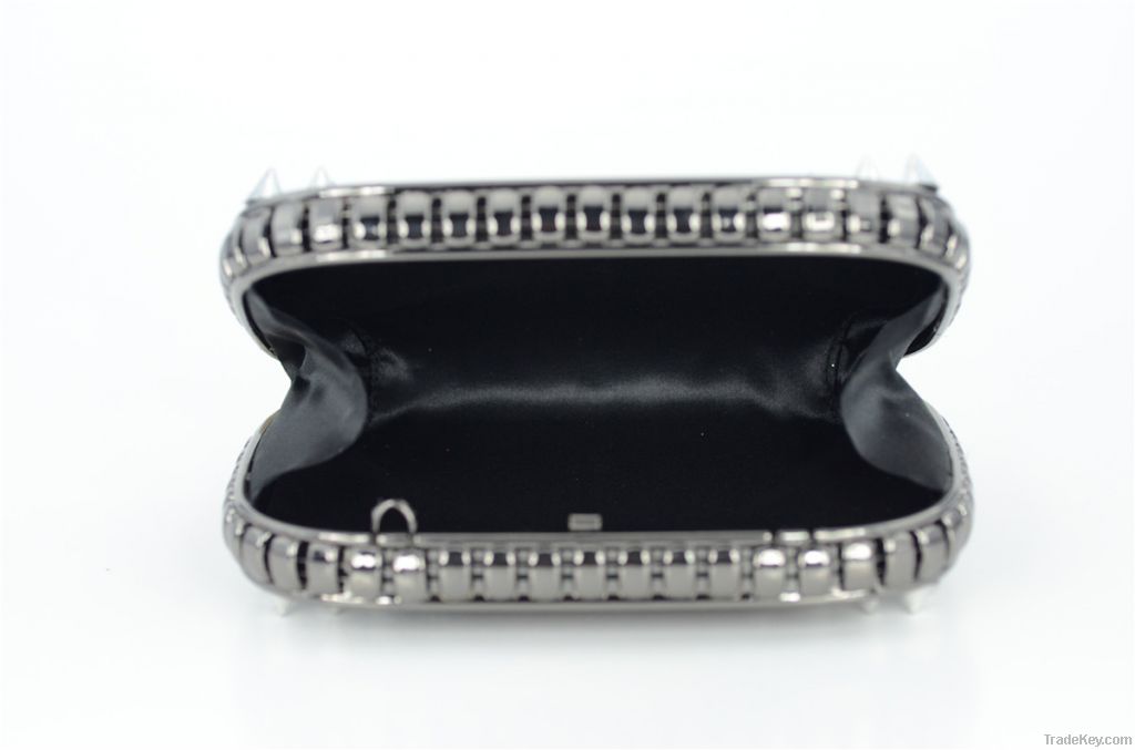 2014 New arrival rivet clutch bag