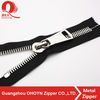 Fancy metal zipper for bag accessory/garments/shoes