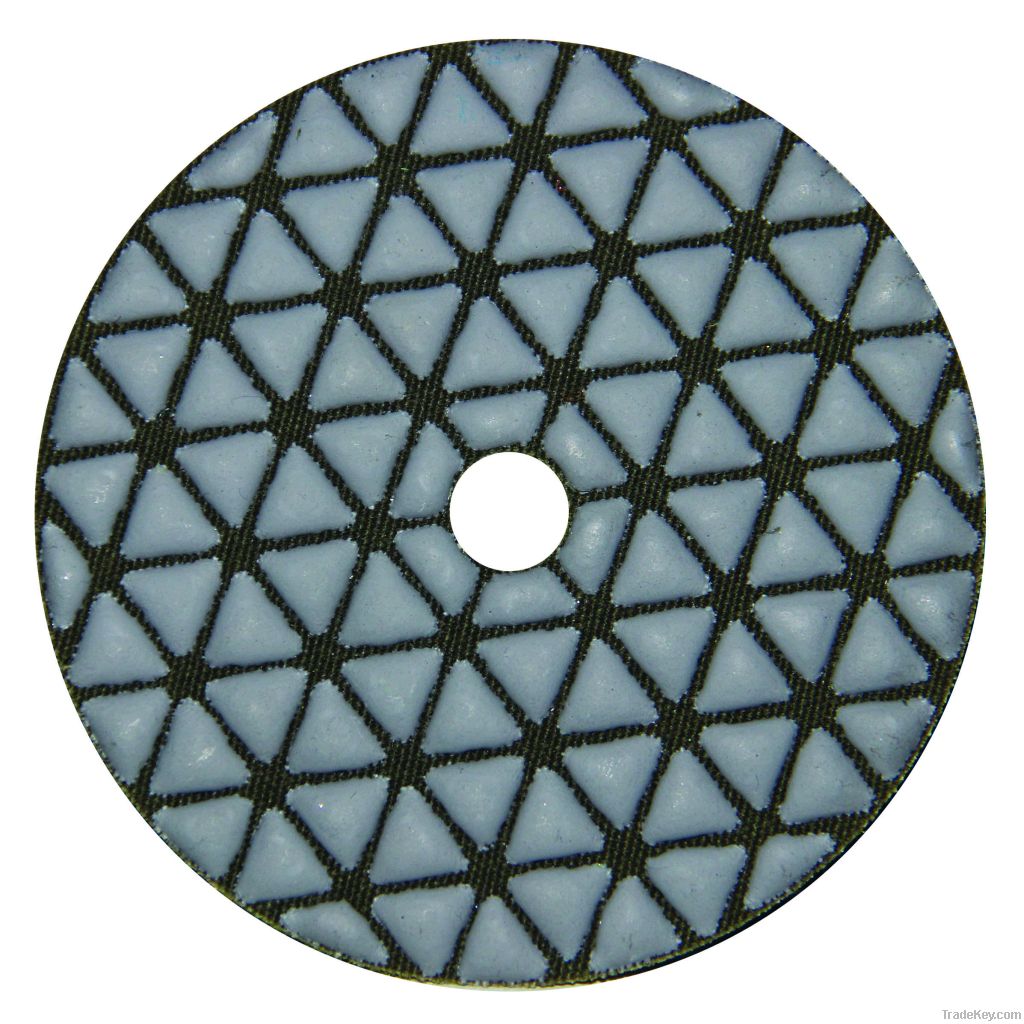 diamond dry polishing pad