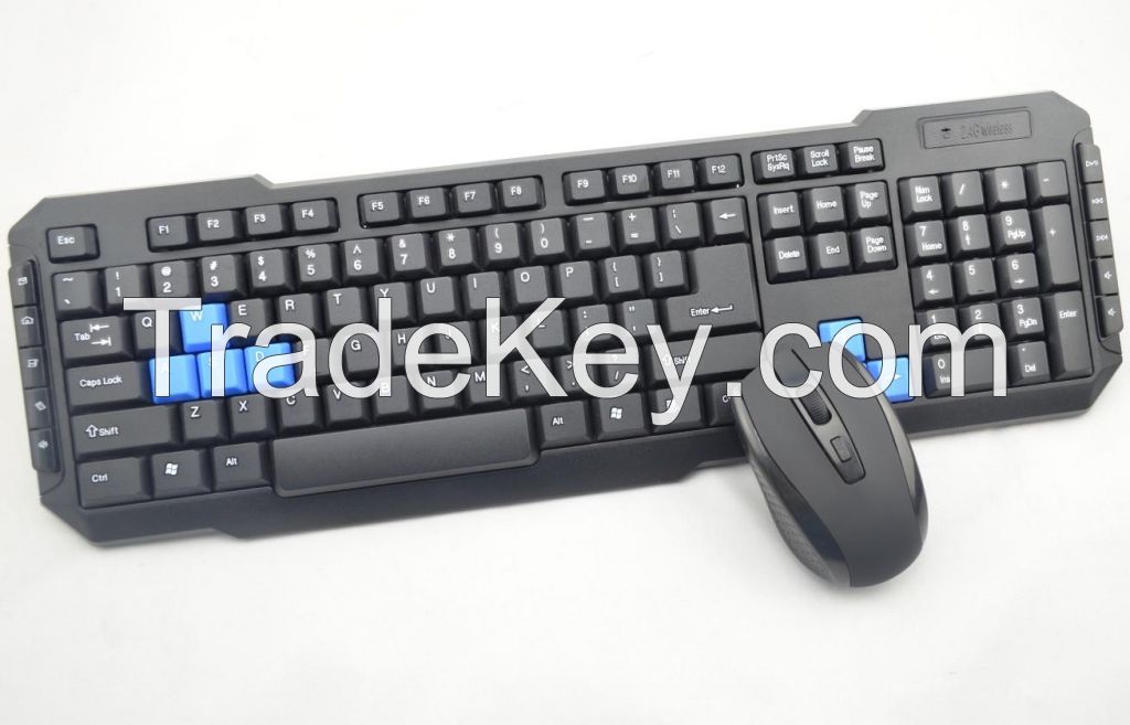 2.4G wireless keyboard mouse combo