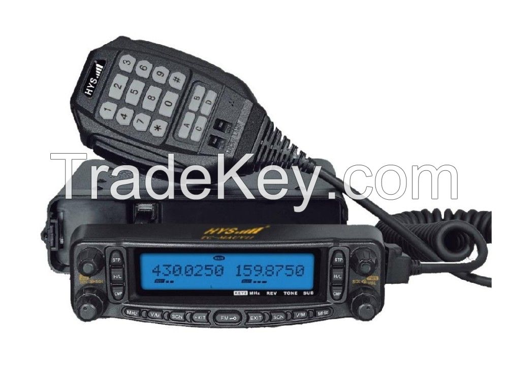 VHF/UHF dual reception Mobile ham radio transceiver Air - band receiving CB Mobile Car Radio with Scrambler TC-MAUV11 radio transceiver