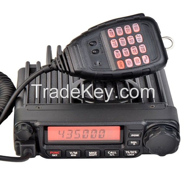 400-490Mhz 45W/25W/10W Mobile uhf cb radio with Emergency Alarm TM-8600 with DTMF microphone ham mobile radio