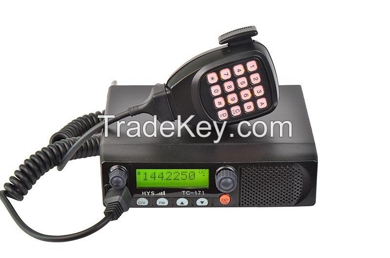 50W Newest VHF/UHF Ham Mobile Radio TC-171 FM transceiver for car
