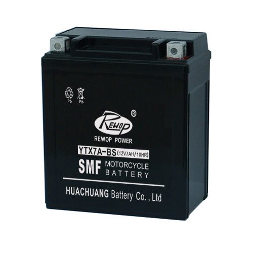 YTX7A-BS, battery, motorcycle battery, ATV battery, scooter battery, rechargeable battery