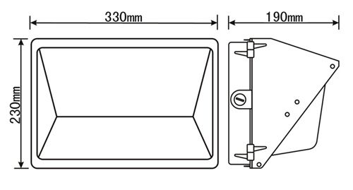 40W LED WaLL Pack UL/cUL 90-277V WEM42  