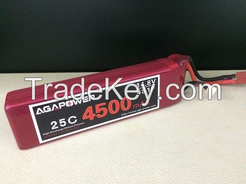 AGA 4S 25C 4500mAh RC heli lipo battery