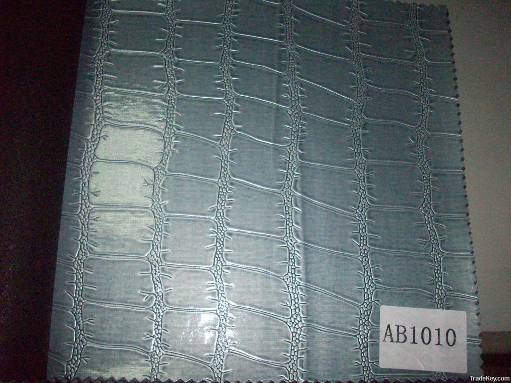 Embossed PVC artificial leather for bags