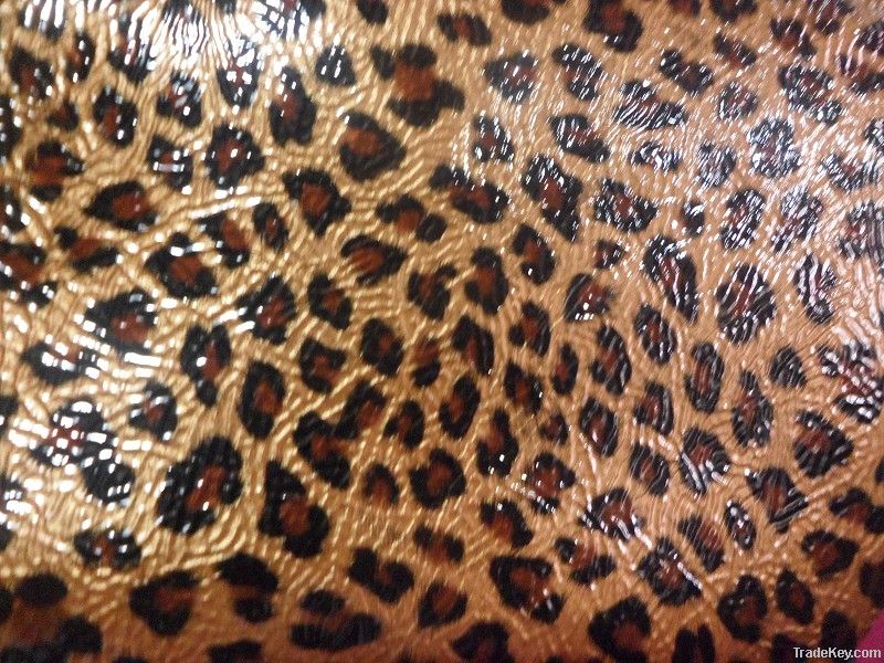 Printed PVC artificial leather for bags