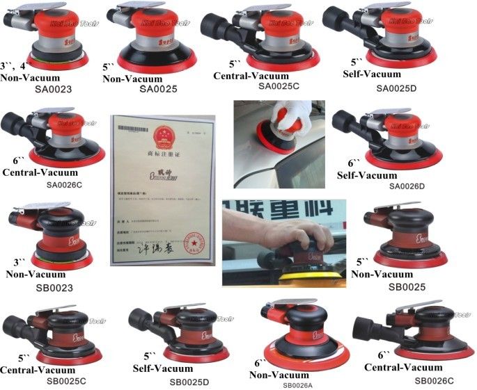 Air Random Orbital Sander/Polisher Pneumatic Polishing Tools/Machine