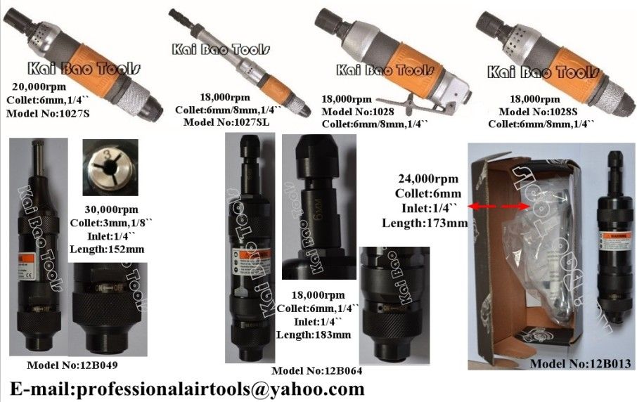 Air Die Grinder Pneumatic Grinding Tools Collet Grinding FUJI Type