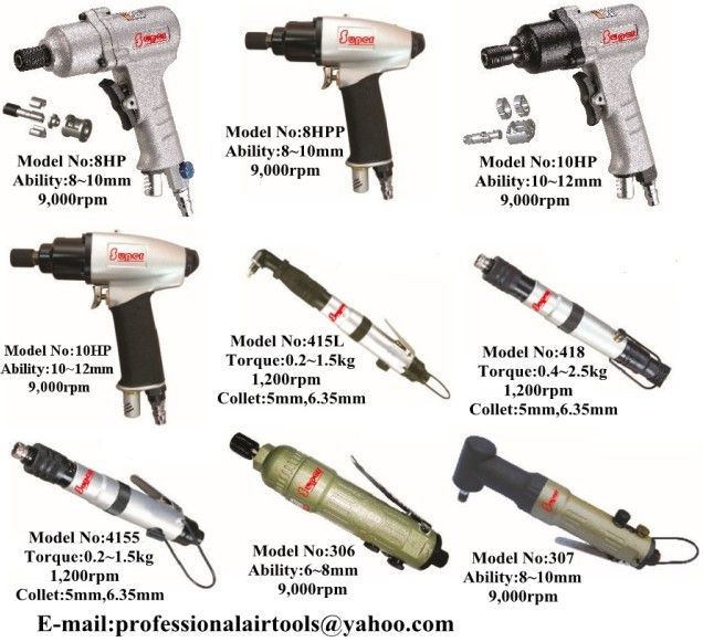 Pneumatic Screwdriver Air Screwdriver Pistol Type High Torque