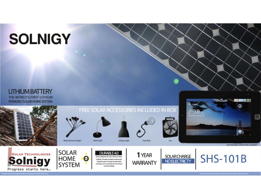 Portable Off-Grid Solar Energy System For Tablet PC