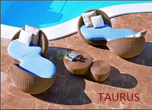 New design rattan wicker beach sofa bed loungers