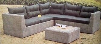 Simple wicker rattan home office sofa set furniture