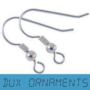  Wholesale Jewelry Findings Surgical Stainless steel Silver Earring Hooks Earring Findings Nickel Free 20mm Jewelry Connector 