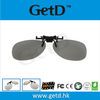 Reusable 3d clip on glasses for near-sighted person