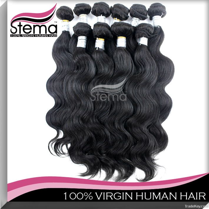 virgin human hair weft