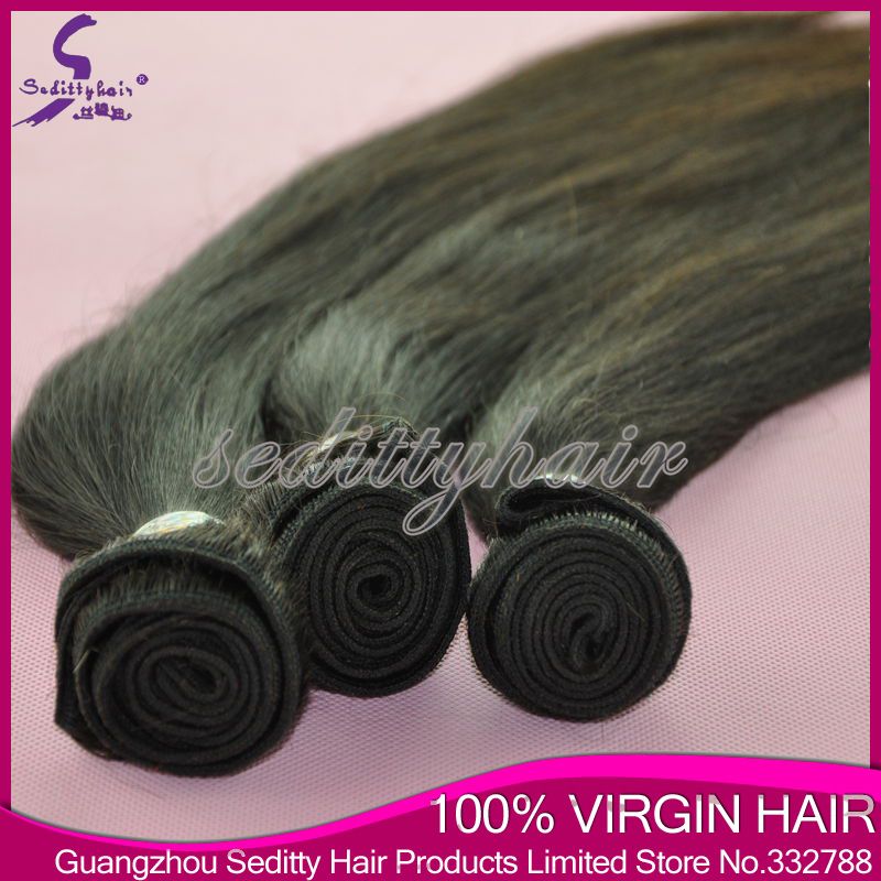 Seditty Hair Product Brazilian Virgin straight hair, 100%Unprocessed Virgin Hair extensions , human remy hair weft, hair weaving, cheap price