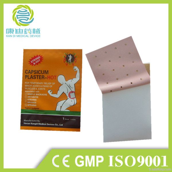 Hot selling medical plaster Made in China for relieving muscle pain na