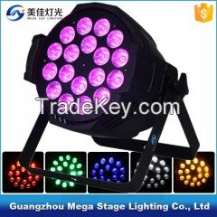 Stage Wedding Decoration 18 X 18W 6in1 Rgbaw UV LED PAR Light