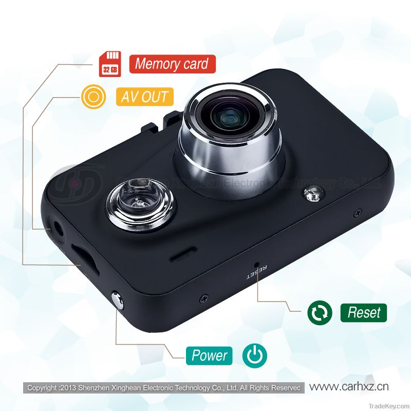 HD car black box, car camera, car dvr 1080P