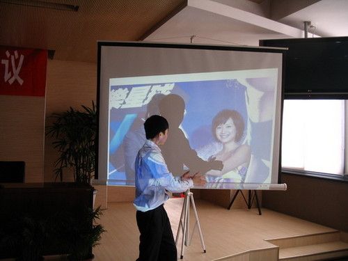 Portable Tripod Projection Screen