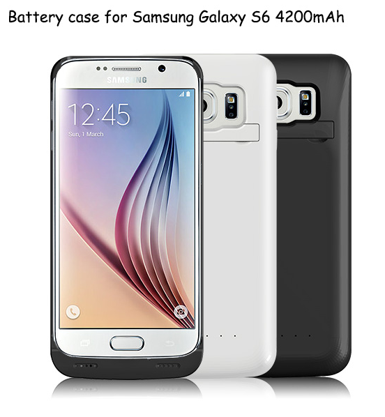 4200mAh Rechargeable Battery Case for Galaxy S6