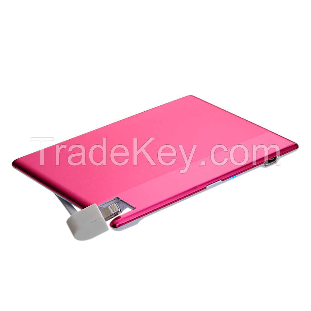 Ultra Slim Credit Card Power Bank  (Thickness only 4.8mm)