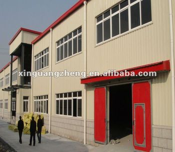 pre assembled steel frame structure fabricated warehouse