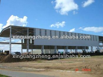 pre assembled steel frame structure fabricated warehouse