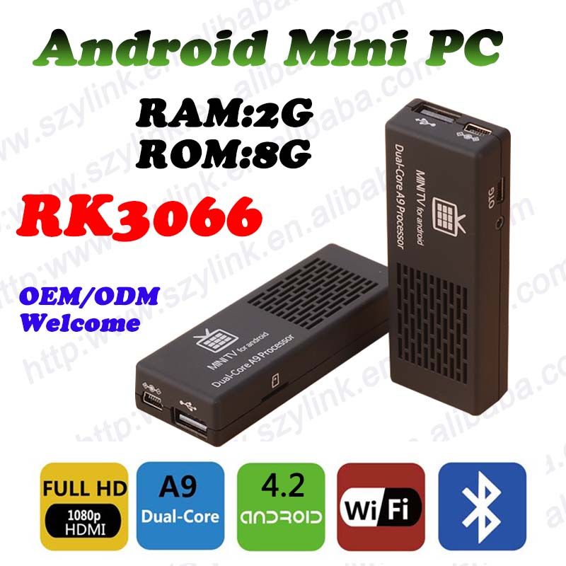 Factory in China ! Hot selling built-in Bluetooth RK3066 dual core google android 4.2 smart tv box