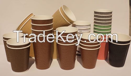 coffee cups, cold beverage cups, paper bowl, paper bucket, handcraft paper bags