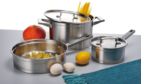 5 pcs stainless steel cookware set