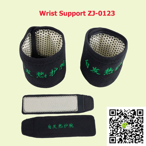 Adjustable auto heating wrist brace